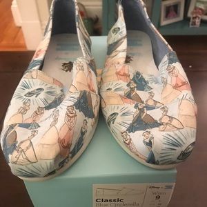 Brand New Disney Cinderella Toms - size 9